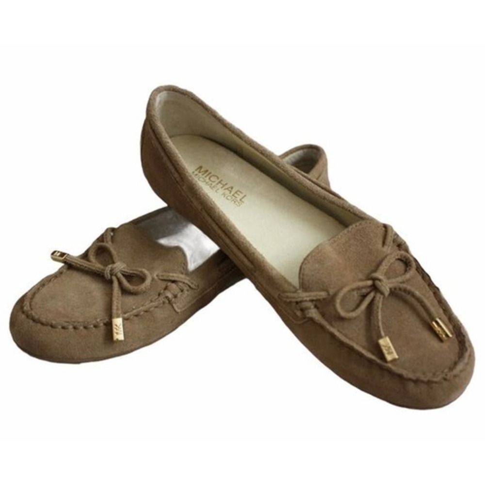 Michael Kors daisy brown suede moccasin flats